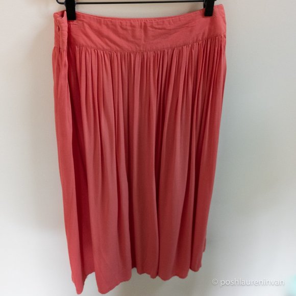 Monsoon A-Line Pleated Skirt – Pink – US 6 - Picture 8 of 12